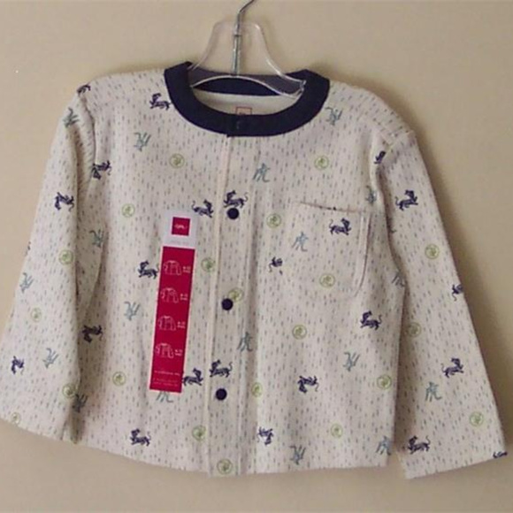TEA COLLECTION TODDLER SHIRT KAME  PRINT UNISEX NWT Designer Kids Wear - Picture 6 of 7